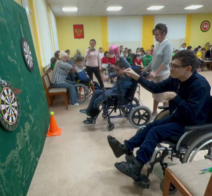 Первенство по дартсу в школе «ОМЕТ» №86 для детей с ограниченными возможностями здоровья